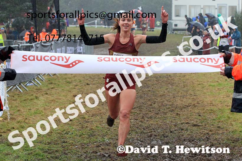 Senior Womens 2023 National Cross Country Relays, Berry Hill Park, Mansfield.  Photo: David T. Hewitson/Sports for All Pics